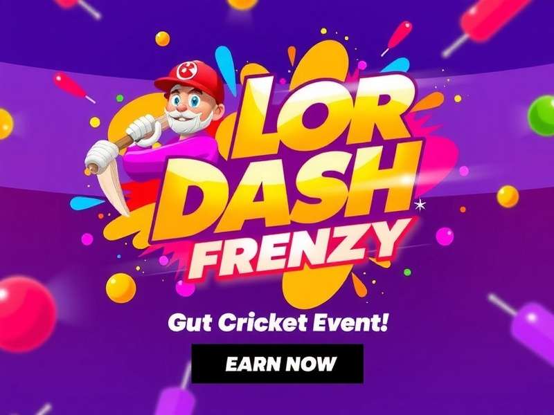 IPL Cricket Special Event in Color Dash Frenzy Color Dash Frenzy Cricket Event